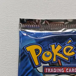 1999 Pokemon Base Set Unlimited Booster Pack Blastoise WOTC Factory Sealed @8M - Image 3