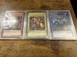 Yu-Gi-Oh Egyptian God Cards - Slifer, Obelisk, Ra - Novelty, Non-playable - Image 1