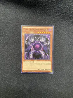 Yugioh Caius the Shadow Monarch 1st Edition SR01-EN004 NM - Image 1