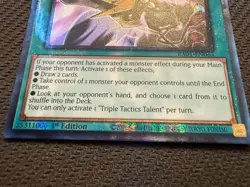 Triple Tactics Talent (PCR) RA01-EN063 Prismatic Collector's Rare Yu-Gi-Oh! - Image 2
