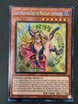 Dark Magician Girl the Magician's Apprentice ALIN-EN004 Secret Rare Yu-Gi-Oh! - Image 1