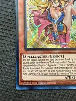 Dark Magician Girl the Magician's Apprentice ALIN-EN004 Secret Rare Yu-Gi-Oh! - Image 2