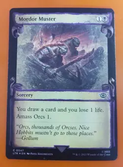 1x Mordor Muster (0547) | FOIL Scroll | LTR: Tales of Middle-Earth | MTG Magic - Image 1