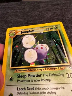 Jumpluff 7/111 PL -Vintage Holo Pokemon Card- Neo Genesis NM - Image 1