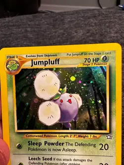 Jumpluff 7/111 PL -Vintage Holo Pokemon Card- Neo Genesis NM - Image 2