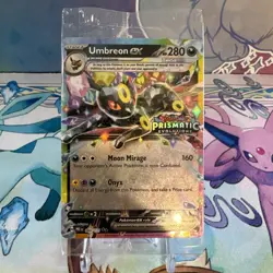 Pokemon TCG Umbreon ex - 060/131 (Prismatic Evolutions Stamp) Promo Card SEALED - Image 1