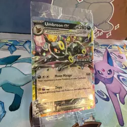 Pokemon TCG Umbreon ex - 060/131 (Prismatic Evolutions Stamp) Promo Card SEALED - Image 2