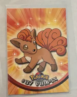#37 Vulpix - Pokemon Topps Card TV Animation Edition - Image 1