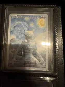 9 Pokemon Van Goh Fan Art Cards Includes: 5 Starry night and 3 Hat cards - Image 4