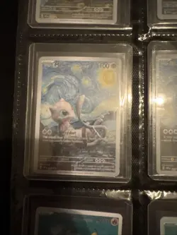 9 Pokemon Van Goh Fan Art Cards Includes: 5 Starry night and 3 Hat cards - Image 5