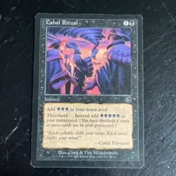 MTG Magic the Gathering card Cabal Ritual from Torment - Image 1