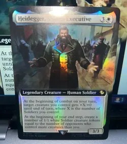 Heidegger, Shinra Executive - Foil Extended Art Final Fantasy NM MTG 0136 R - Image 1