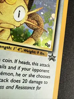 Wizards of the Coast (WotC) Black Star Promo Pokemon Card Lot: Holo Meowth & Mew - Image 5