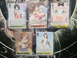 Weiss Schwarz 5 Card Lot 4 Promos 1 Sr - Image 1