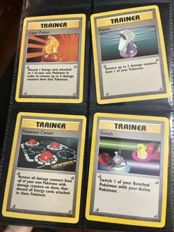 Vintage Pokemon Base Set Cards Lot - Image 2