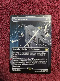 MTG The Masamune 0353 (Borderless) Final Fantasy Non Foil - Image 1