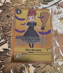 Digimon Card Game Rika Nonaka Halloween Event 2024 EX2-060 Promo Alt Art - Image 1