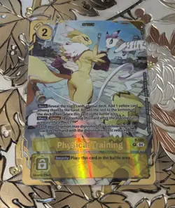 Digimon Card Game Premium Card Collection Physical Training Promo P-105 Renamon - Image 1