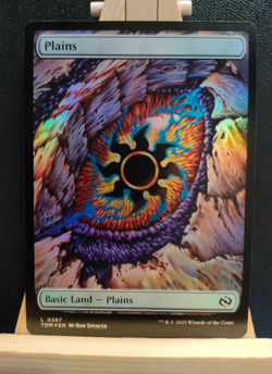 Plains 0287 FOIL - Dragon Eye Land - Tarkir Dragonstorm - NM (see pics) MTG - Image 1