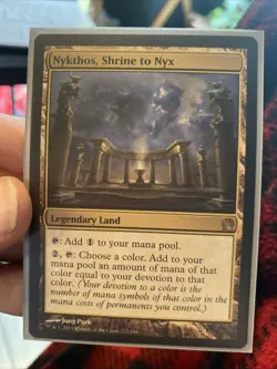 Nykthos, Shrine to Nyx - Theros - Magic the Gathering - MTG - Light Play - Image 1