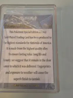 1999 Pokemon Charizard #06 Special Edition 23k Gold Plated Trading Card Nintendo - Image 3