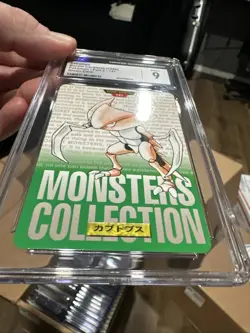 Kabutops Bandai Carddass Part 2 Green Card CGC 9 Mint🔥 1996 - Image 3