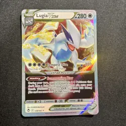 Lugia VSTAR 139/195 Swsh12: Sword & Shield Silver Tempest Holo Pokemon TCG Card - Image 1