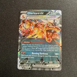 Charizard ex 054/091 Sv: Paldean Fates Holo Pokemon TCG Card - Image 1