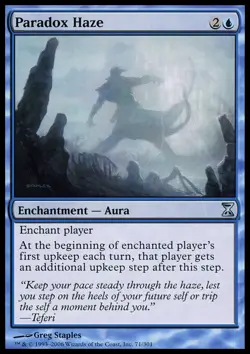 Moderatly Played, English - 1 x MTG Paradox Haze Time Spiral - Image 1