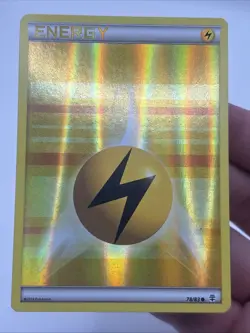 Lightning Energy 78/83 Reverse Holo Pokemon Card XY Generations Card 2016 NM/LP - Image 1