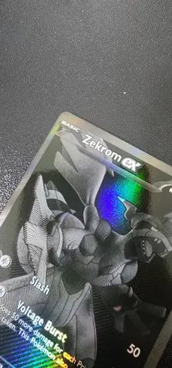 Pokemon Black Bolt Zekrom EX Secret Rare Card #172 NM-M - Image 2