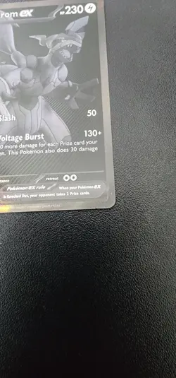 Pokemon Black Bolt Zekrom EX Secret Rare Card #172 NM-M - Image 4
