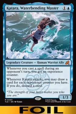 1x - Katara, Waterbending Master - FOIL #93 - Avatar: Eternal - NM MTG - Image 1