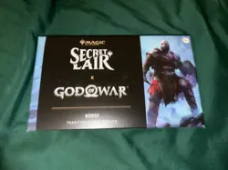 Secret Lair x God of War: Norse RAINBOW FOIL Edition Playstation MTG Sealed - Image 1