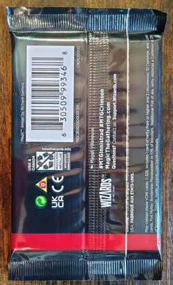Magic (MtG), 3 factory sealed Innistrad: Crimson Vow draft boosters - Image 4