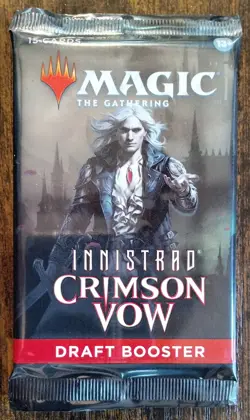Magic (MtG), 3 factory sealed Innistrad: Crimson Vow draft boosters - Image 5