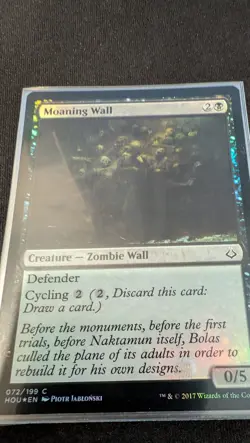 MTG, Moaning Wall, FOIL, Hour of Devastation, C 072, Pack Fresh - Image 1