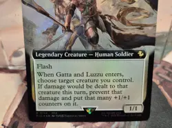 0134 Gatta and Luzzu Commander FIN EXTENDED FOIL ART Final Fantasy Card MTG - Image 3