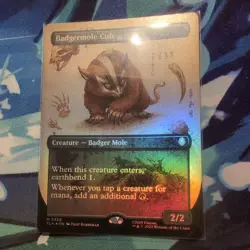 Badgermole Cub - Borderless - NM Foil - TLA - 326 - Ships now! - Image 1