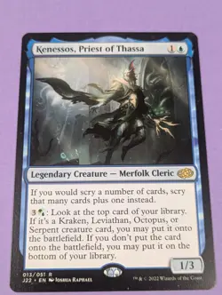 MTG Magic: Jumpstart 2022: Kenessos, Priest of Thassa #013/051 Rare - NM - Image 1
