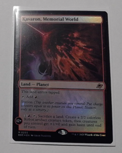 Mtg - Kavaron, Memorial World *Foil* #ZN-319 - Image 1