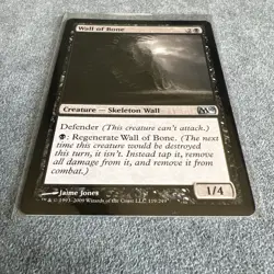 Wall Of Bone - Magic The Gathering MTG 2010 Core Set M10 #119/249 - Image 2