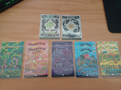 Magic the Gathering MTG Secret Lair Flower Power FOIL & NON-FOIL Set Bonus Lands - Image 2