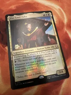 MTG Fire Lord Zuko Foil Prerelease Stamped TLA 0221 Rare Magic Avatar NM - Image 1