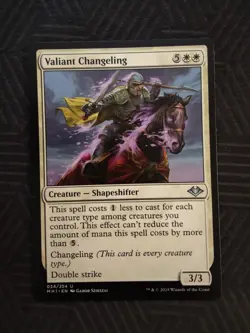 mtg valiant changeling modern horizons - Image 1