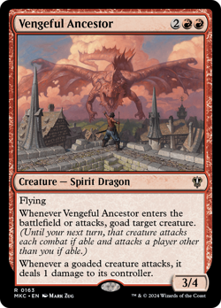 Vengeful Ancestor #163 | Near Mint | Murders at Karlov Manor MKC Magic MTG - Image 1