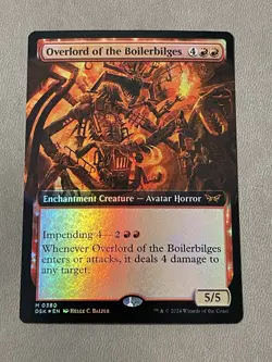 Overlord of the Boilerbilges - Foil Extended Art DSK NM MTG - Image 1