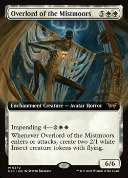 [1x] Overlord of the Mistmoors - Foil - Extended Art Near Mint, English Duskmour - Image 1