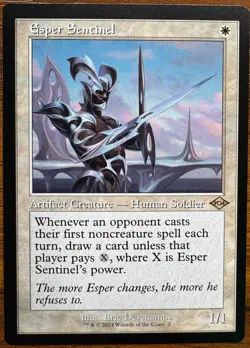 Esper Sentinel #2 · Modern Horizons Retro Reprints · Rare · Non Foil - Image 1