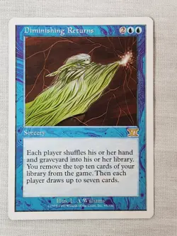 NM Diminishing Returns Classic Sixth Edition Mtg Magic the Gathering - Image 1